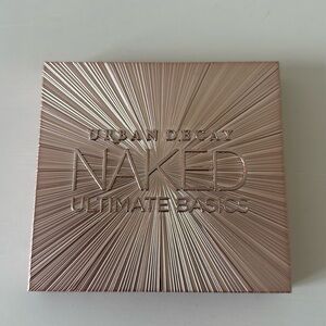 NWT Urban Decay Ultimate Basics Eyeshadow Color Pallette with two sided brush